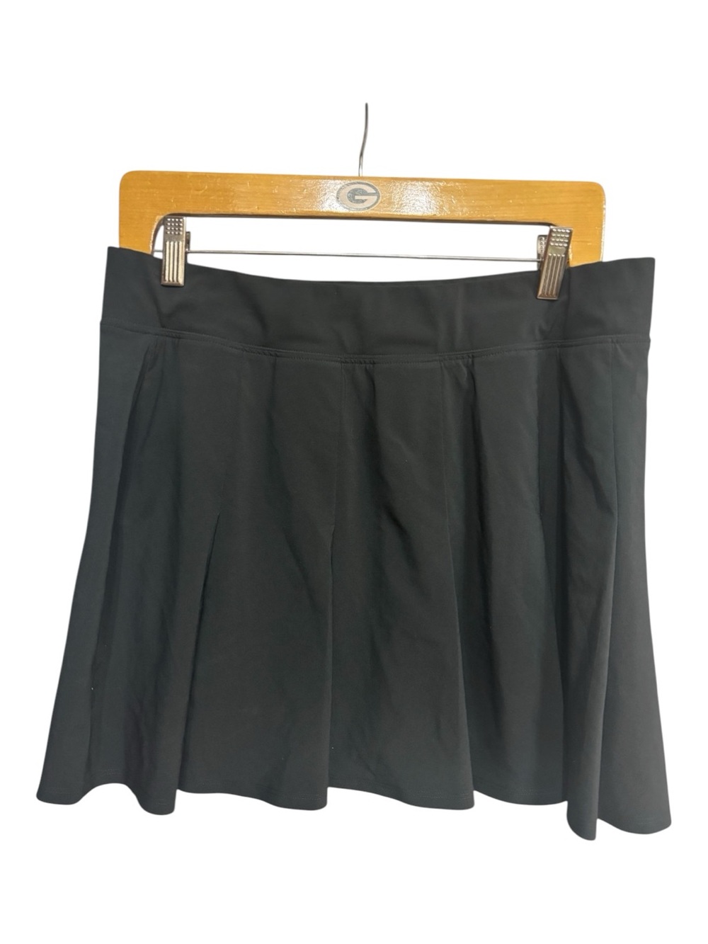 Abercrombie & Fitch Black Pleated Skort Sz L
